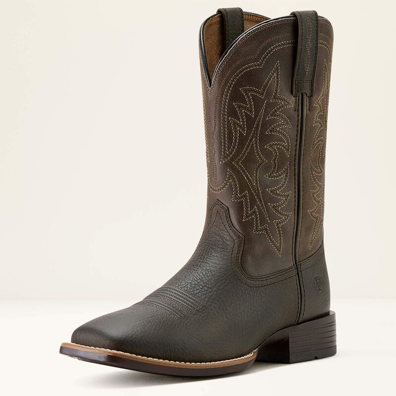 Men's Ariat Ryden Smokey Brown Ultra Wide Square Toe Cowboy Boot 10063989