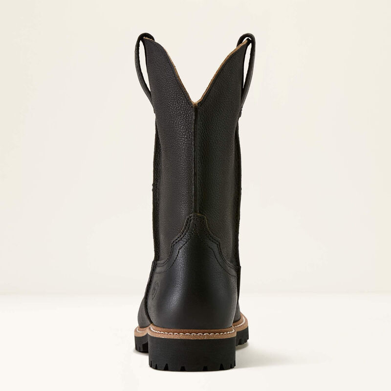 Men's Ariat Stoney Creek Black Mocha Square Toe Western Boot 10064037