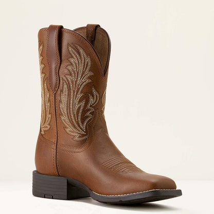 Women's Round Up Filly Wide Square Toe Western Boot 10064074