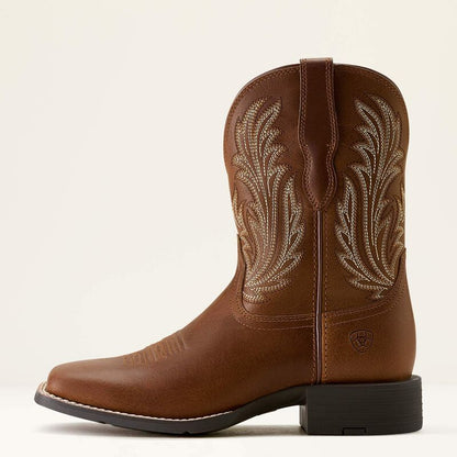 Women's Round Up Filly Wide Square Toe Western Boot 10064074