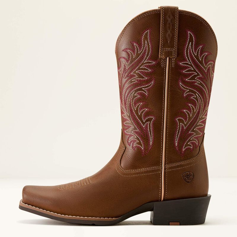 Ladies Ariat Round Up Narrow Cutter Toe Western Boot 10064076