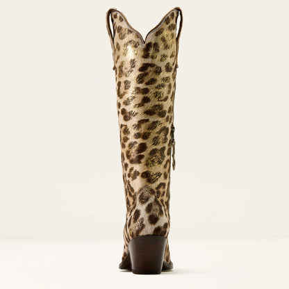 ARIAT Casanova X Toe Western Boot GILDED LEOPARD HAIR ON 10072448