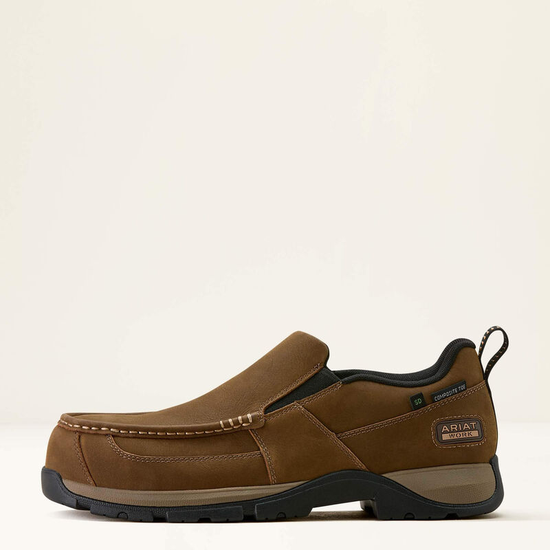 Men's Ariat Edge Slip-On Composite Toe Work Shoe 10073358