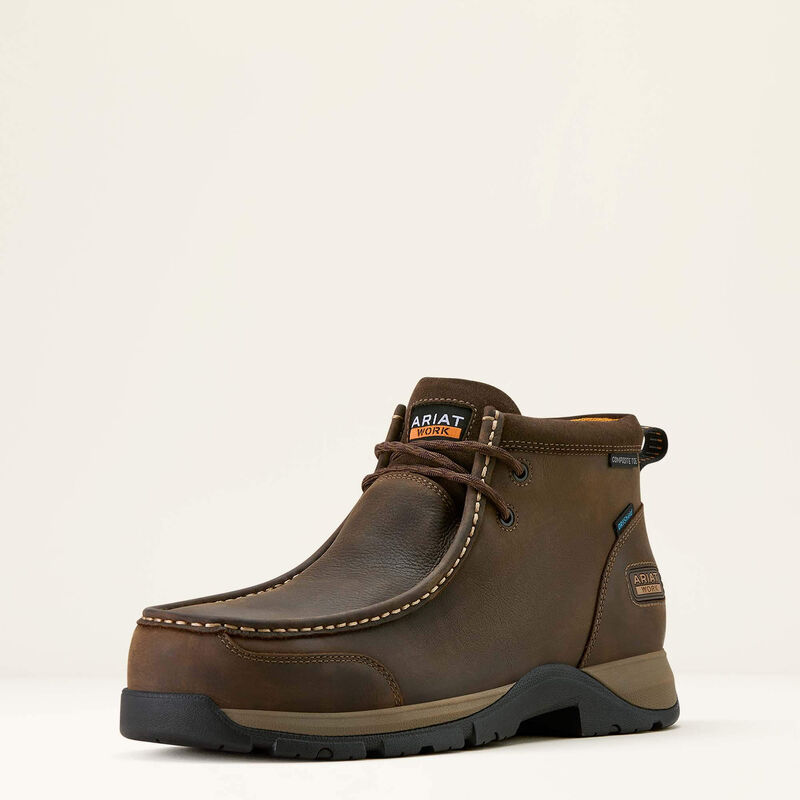 Men's Ariat Edge Moc Waterproof Composite Toe Work Boot 10073359