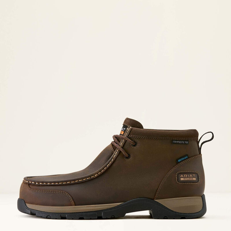 Men's Ariat Edge Moc Waterproof Composite Toe Work Boot 10073359