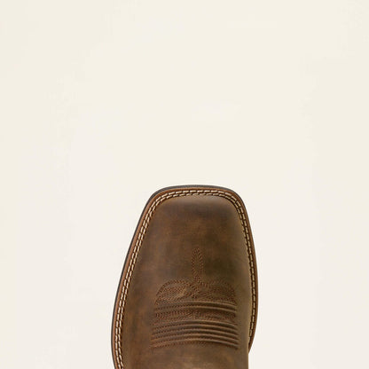 Men's Ariat Brush Creek Wide Square Toe Cowboy Boot AGED TAN|SMOKEY TAUPE 10074181