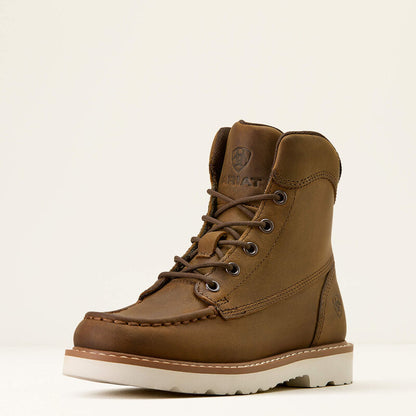 Kids Ariat Lift Lacer Moc Toe Boot DISTRESSED BROWN 10074182