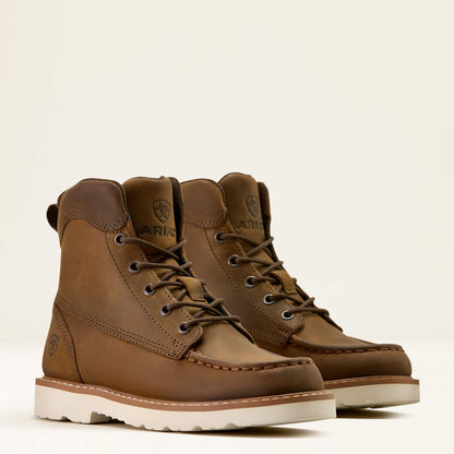 Kids Ariat Lift Lacer Moc Toe Boot DISTRESSED BROWN 10074182