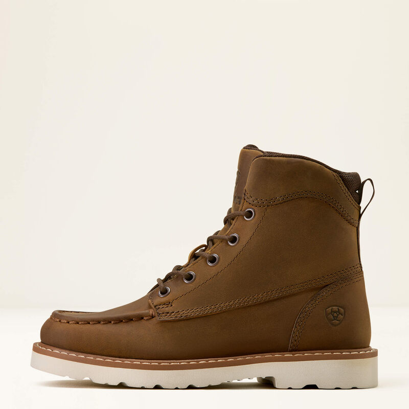 Kids Ariat Lift Lacer Moc Toe Boot DISTRESSED BROWN 10074182