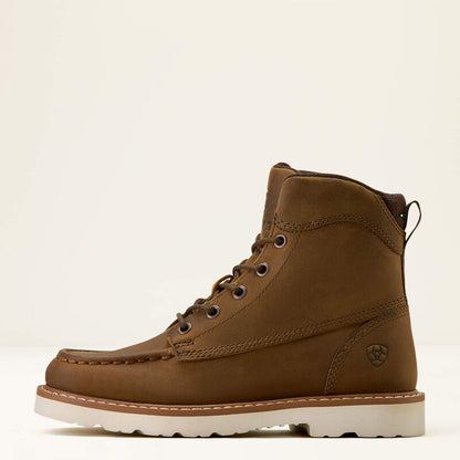 Kids Ariat Lift Lacer Moc Toe Boot DISTRESSED BROWN 10074182