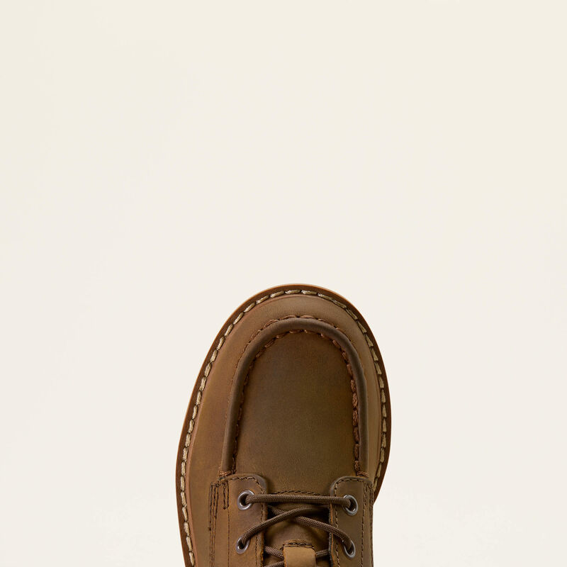 Kids Ariat Lift Lacer Moc Toe Boot DISTRESSED BROWN 10074182
