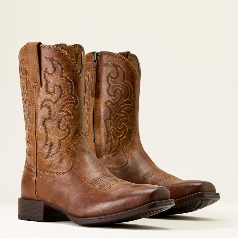 Men's Ariat Bodie Square Toe Western Boot HONEY TAN 10074187