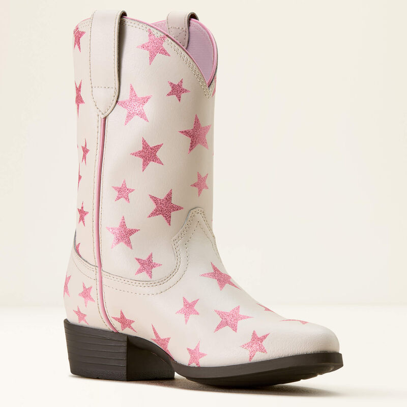 Children's Ariat Palmer R Toe Western Boot STARLIGHT BLUSH 10074195