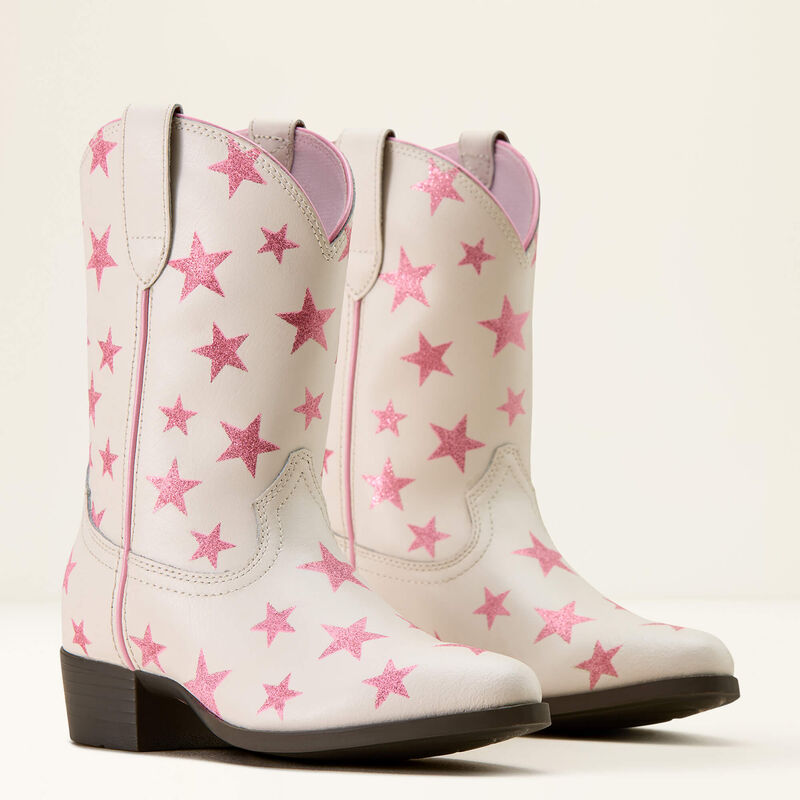 Children's Ariat Palmer R Toe Western Boot STARLIGHT BLUSH 10074195
