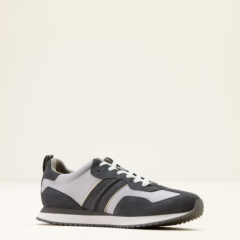 Men's Ariat Ranch Runner Shoe LIGHT GREY|CHARCOAL SUEDE 10074196