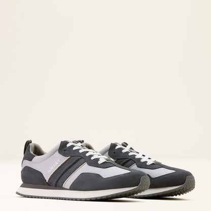 Men's Ariat Ranch Runner Shoe LIGHT GREY|CHARCOAL SUEDE 10074196
