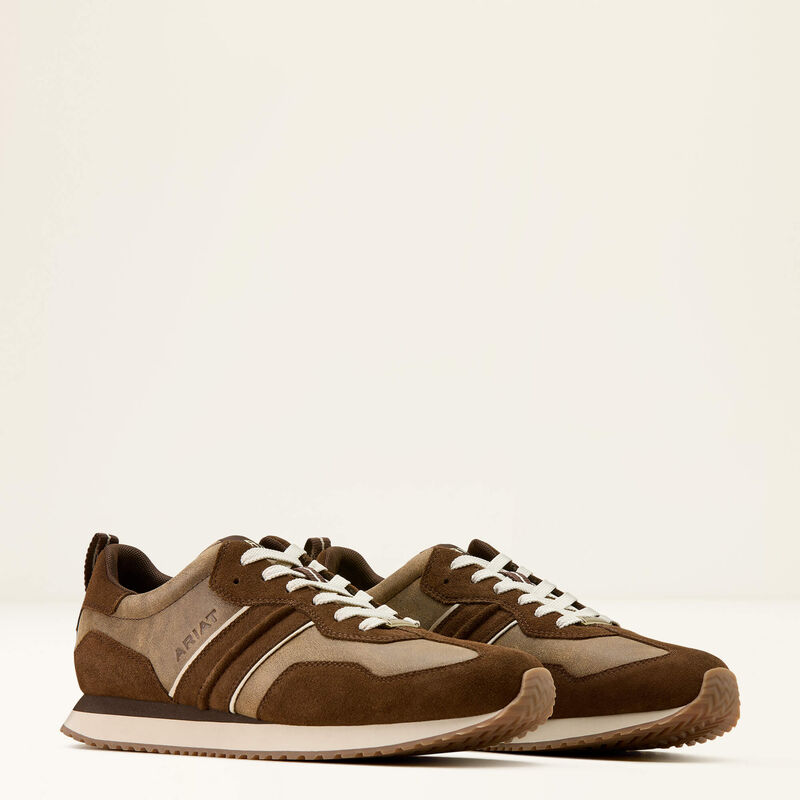 Men's Ariat Ranch Runner Shoe BARLEY|BROWN BOMBER 10074216