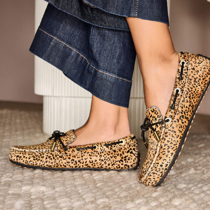 Women's Ariat Margot Driving Moc MINI CHEETAH HAIR ON 10074228