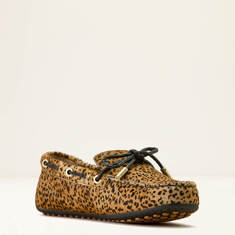 Women's Ariat Margot Driving Moc MINI CHEETAH HAIR ON 10074228