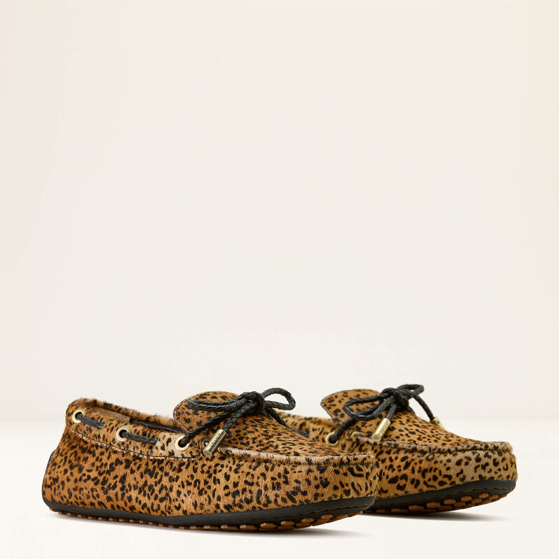 Women's Ariat Margot Driving Moc MINI CHEETAH HAIR ON 10074228