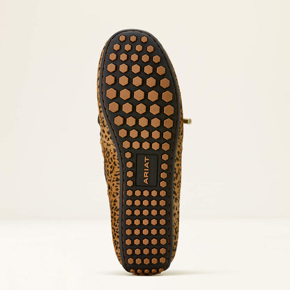 Women's Ariat Margot Driving Moc MINI CHEETAH HAIR ON 10074228