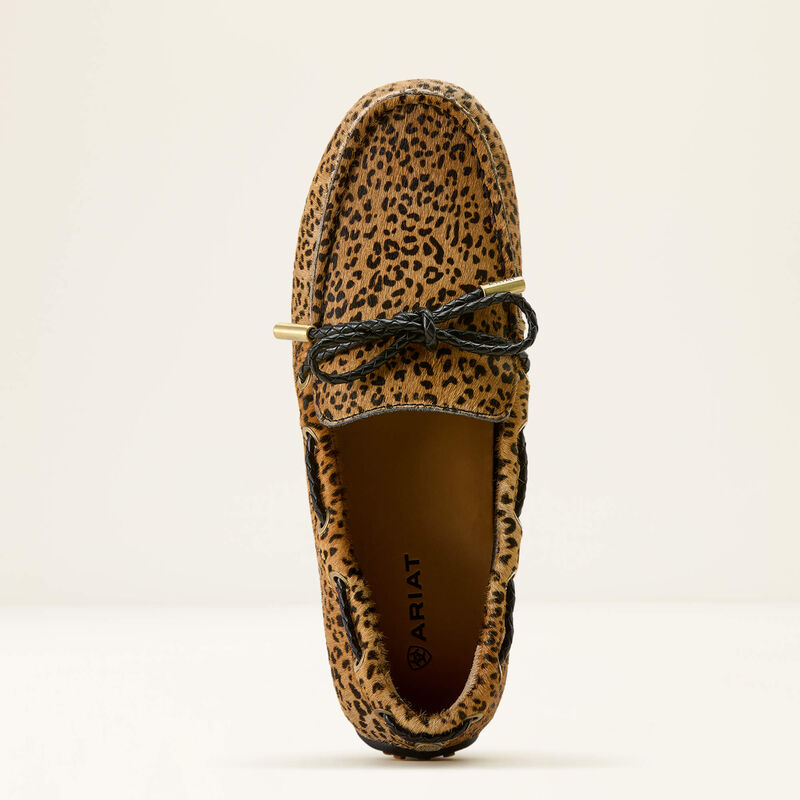 Women's Ariat Margot Driving Moc MINI CHEETAH HAIR ON 10074228