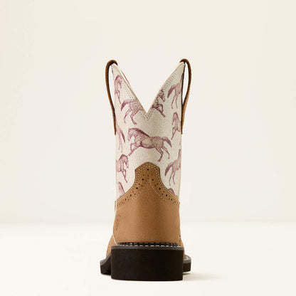 Women's Ariat Fatbaby Heritage Farrah Western Boot DUSTED BROWN|SEPIA STAMPEDE 10074327