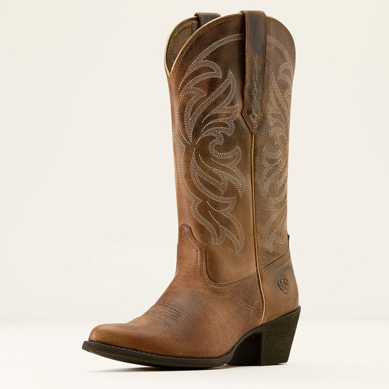 Women's Ariat Heritage J Toe Western Boot 10074334 MESA TAN