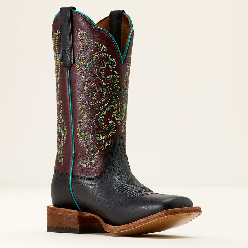 Ariat County Lane Wide Square Toe Western Boot 10074376