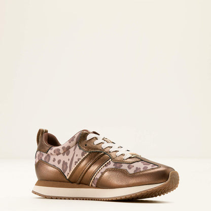 Women's Ariat Ranch Runner Shoe BRONZED LEOPARD 10074394