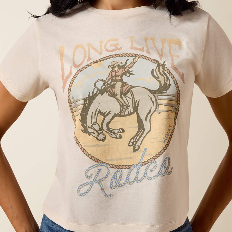 Ladies Ariat Long Live Rodeo T-Shirt 10078383