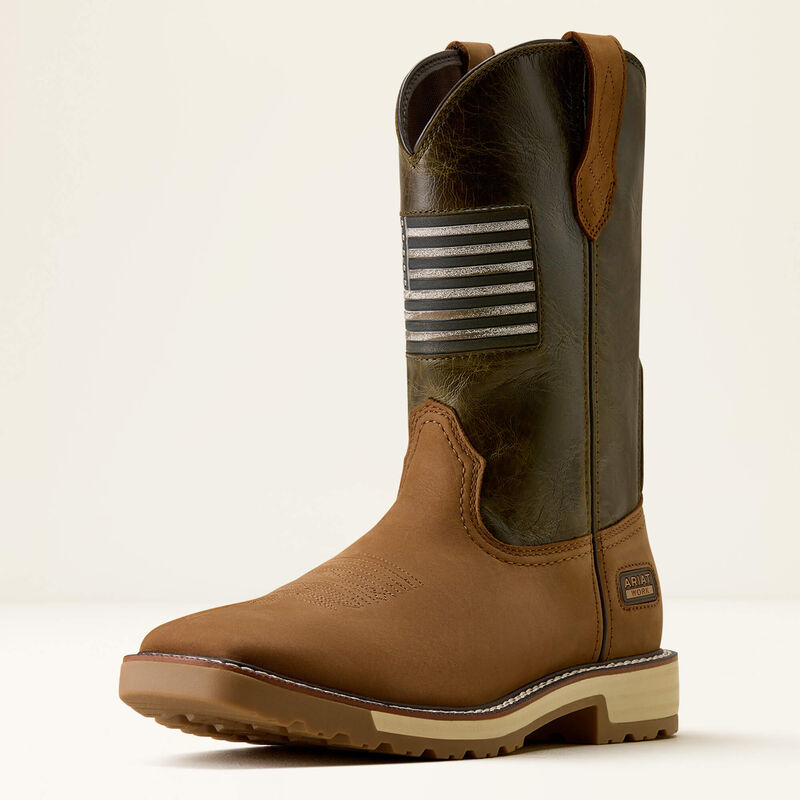 Ariat Activator Patriot Wide Square Toe Work Boot 10079675 Soft Toe