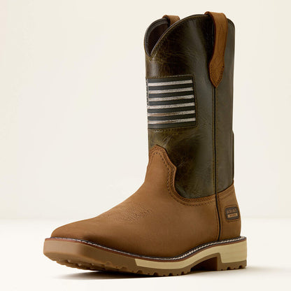 Ariat Activator Patriot Wide Square Toe Work Boot 10079675 Soft Toe