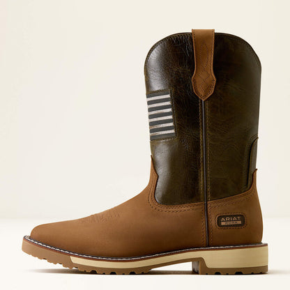 Ariat Activator Patriot Wide Square Toe Work Boot 10079675 Soft Toe