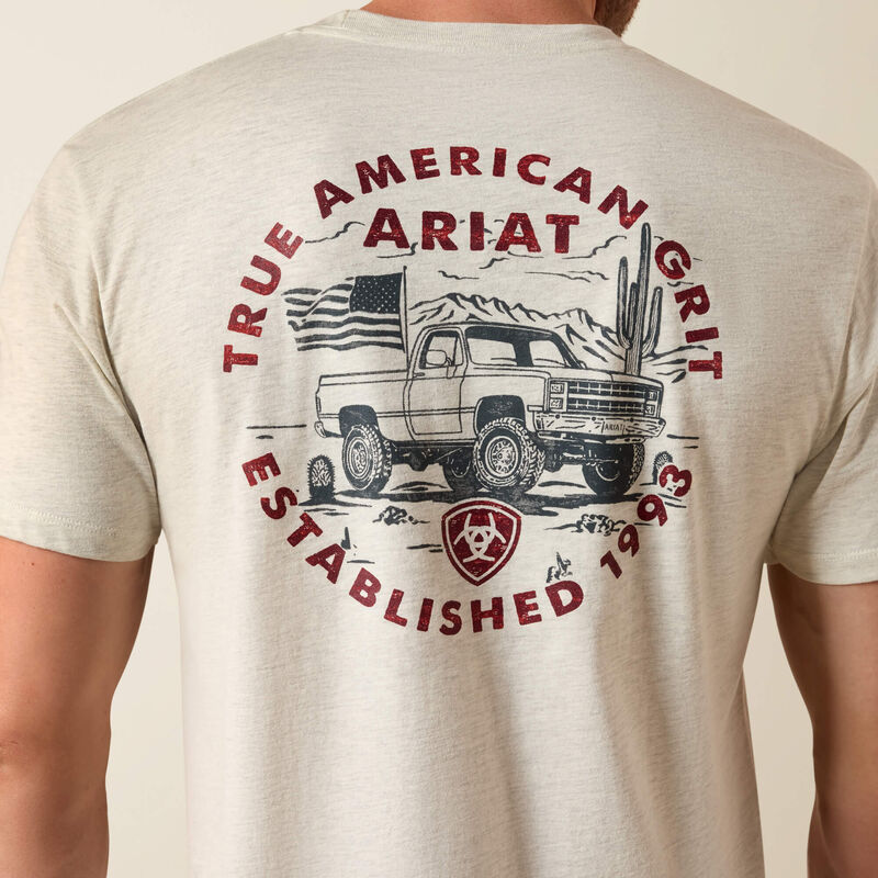 Men's Ariat Trucker Freedom Flag T-Shirt 10080251