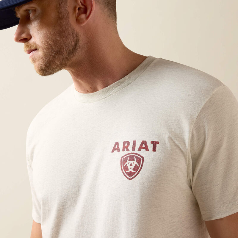 Men's Ariat Trucker Freedom Flag T-Shirt 10080251