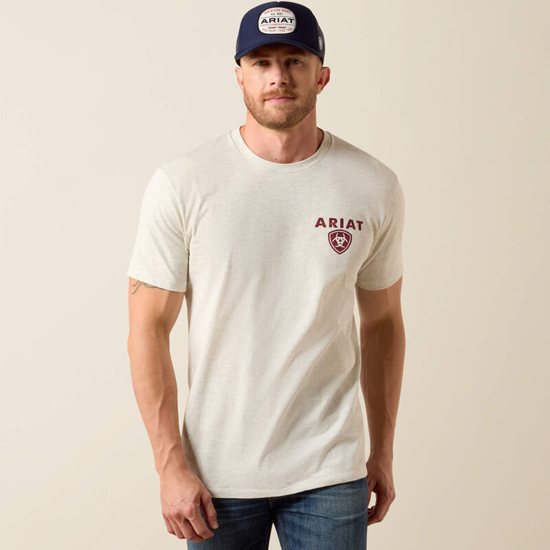 Men's Ariat Trucker Freedom Flag T-Shirt 10080251