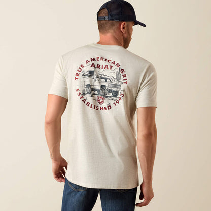 Men's Ariat Trucker Freedom Flag T-Shirt 10080251
