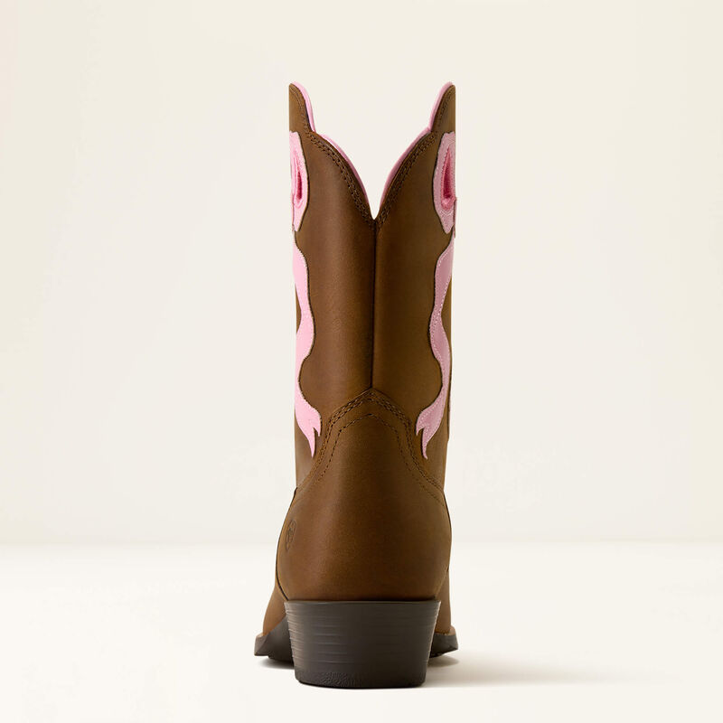 Ariat Girls Lil Beaux D Toe Western Boot 10080350