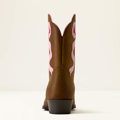 Ariat Girls Lil Beaux D Toe Western Boot 10080350