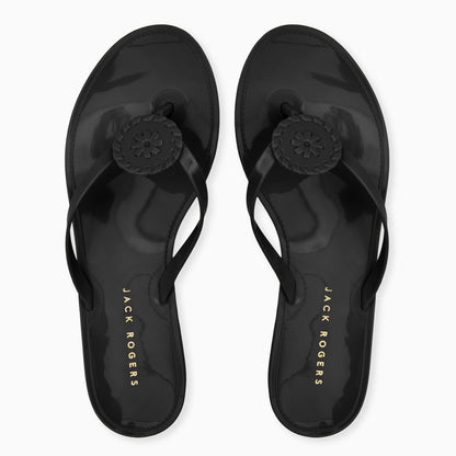 Women's Jack Rogers Roxy Jelly Flip Flop 111261JL01-BLACK