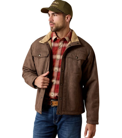 Ariat Men's Vernon Sherpa 2.0 Wren Faux Leather Jacket 10079402