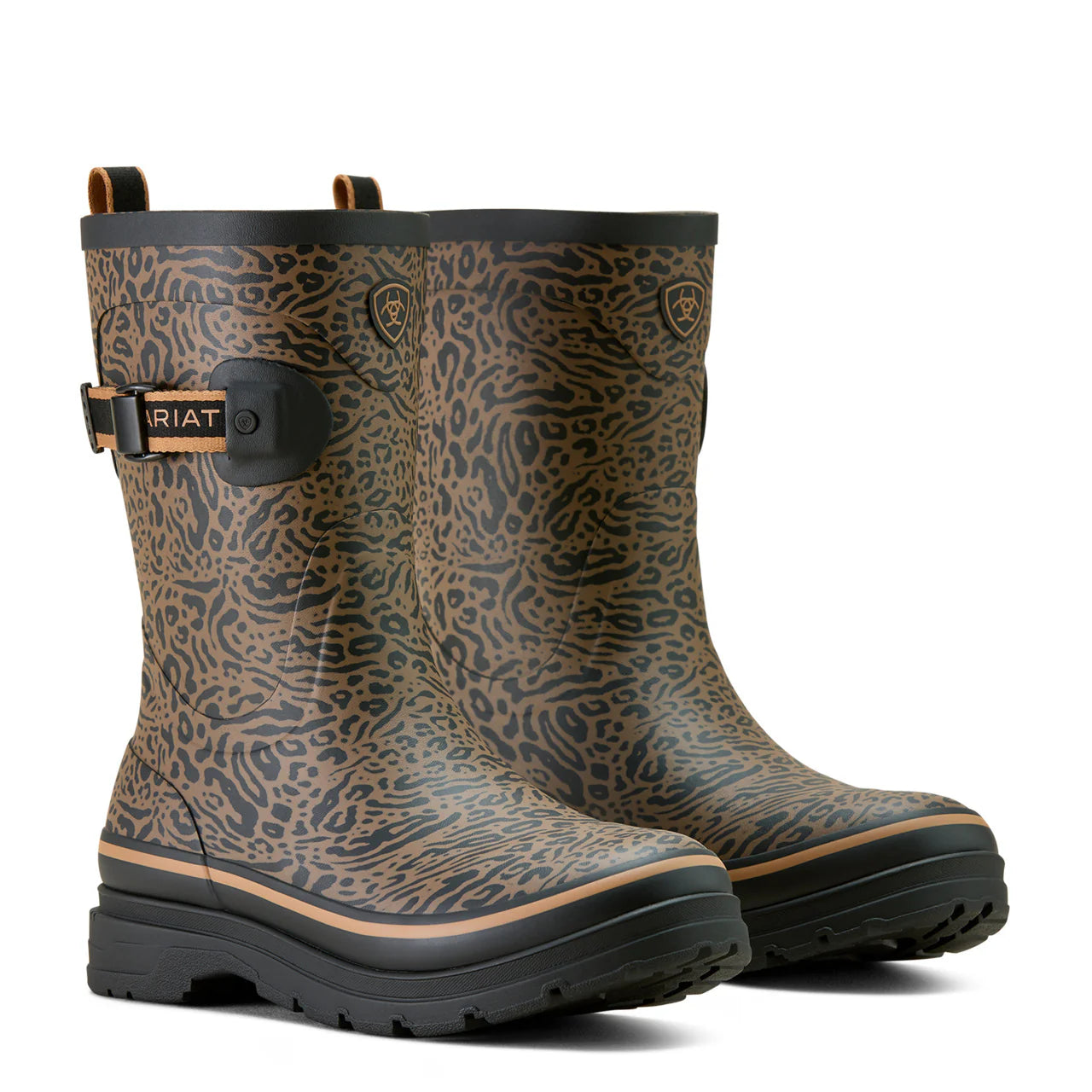 Ariat Ladies Kelmarsh Ocelot Print Mid Rubber Printed Boot 10063923