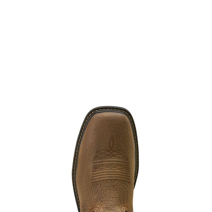 Ariat Men's Ground Breaker Brown Waterproof Camo Steel Toe Work Boot 10074287