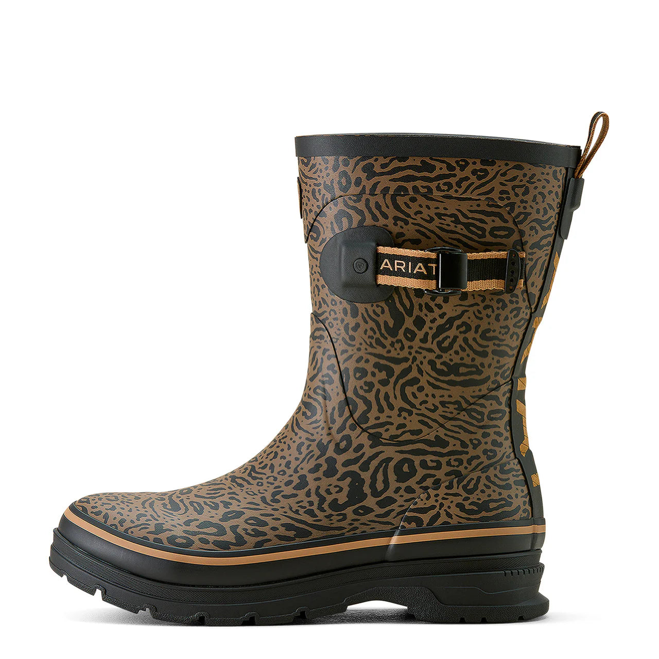 Ariat Ladies Kelmarsh Ocelot Print Mid Rubber Printed Boot 10063923