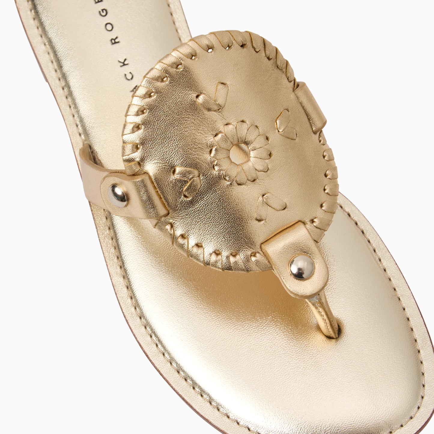 Women's Jack Rogers Collins Metallic Sandal 152251SA02-PLAT