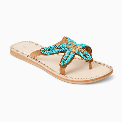 Women's Jack Rogers Collins Metallic Sandal 152251SA12-TURQ