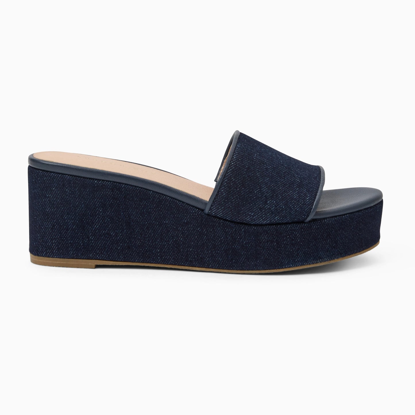 Women's Jack Rogers Bay Denim Mid Wedge 152251WG10-INDIGO