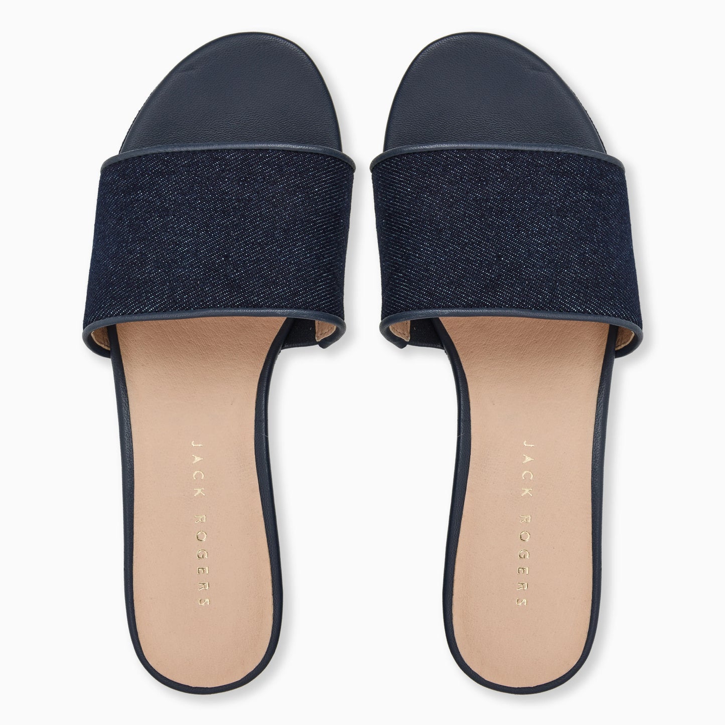 Women's Jack Rogers Bay Denim Mid Wedge 152251WG10-INDIGO