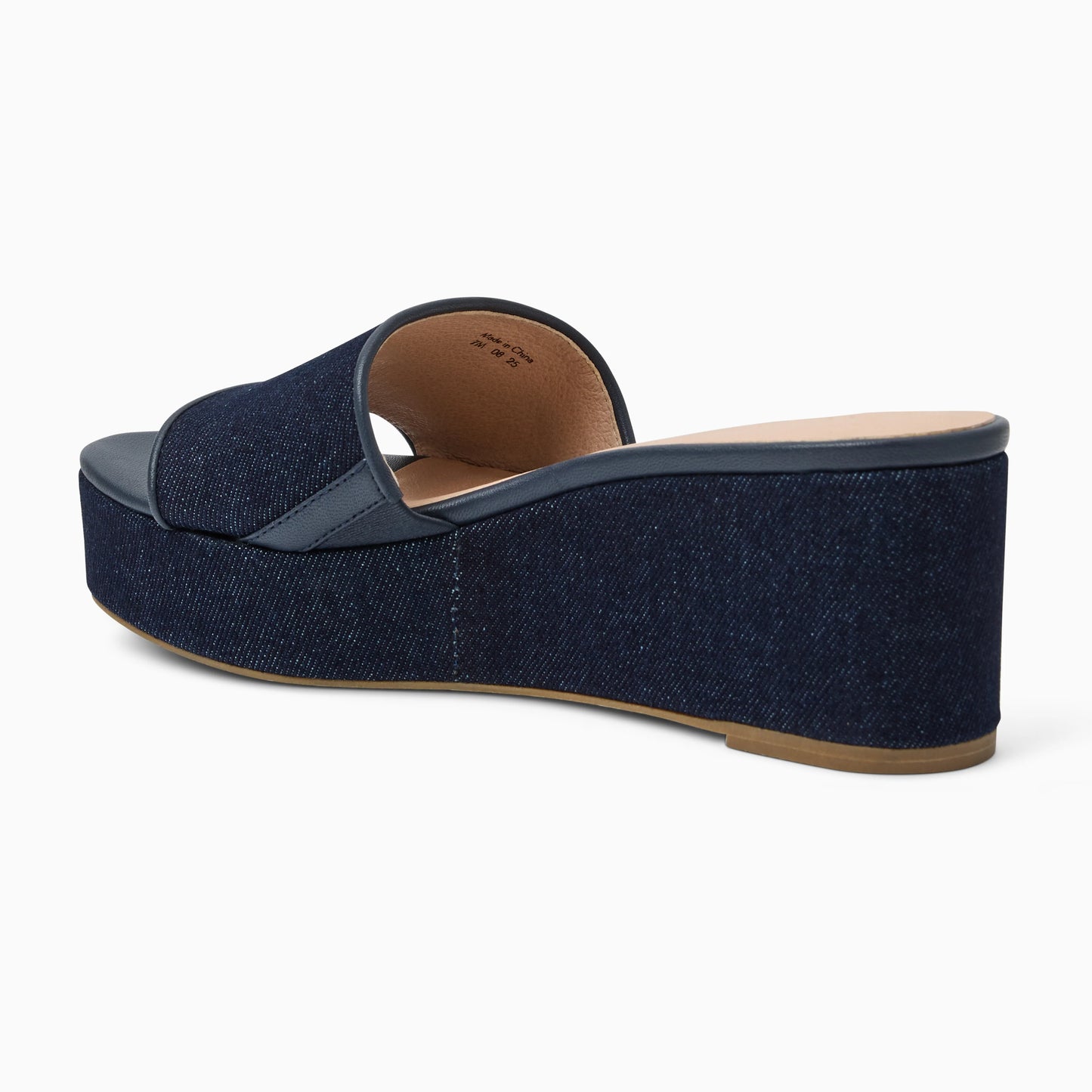 Women's Jack Rogers Bay Denim Mid Wedge 152251WG10-INDIGO